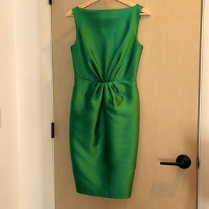 Badgley Mischka Collection satin cocktail dress